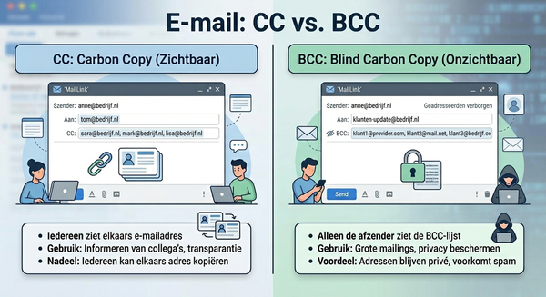 Wat is het verschil tussen CC en BCC? email